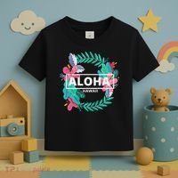 Aloha Hawaii Hibiscus Flowers Toddler T-Shirt thumb 3