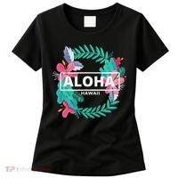 Aloha Hawaii Hibiscus Flowers Women's T-Shirt thumb 0