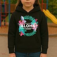 Aloha Hawaii Hibiscus Flowers Kids Hoodie thumb 3