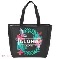 Aloha Hawaii Hibiscus Flowers Tote Bag thumb 0