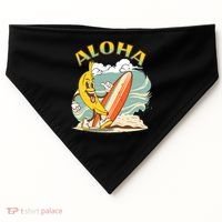 Aloha Hawaii Hawaiian Island Tees Surf USA-Made Doggie Bandana thumb 0