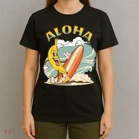Aloha Hawaii Hawaiian Island Tees Surf T-Shirt thumb 4