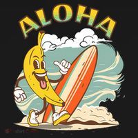 Aloha Hawaii Hawaiian Island Tees Surf Women's Hoodie thumb 2