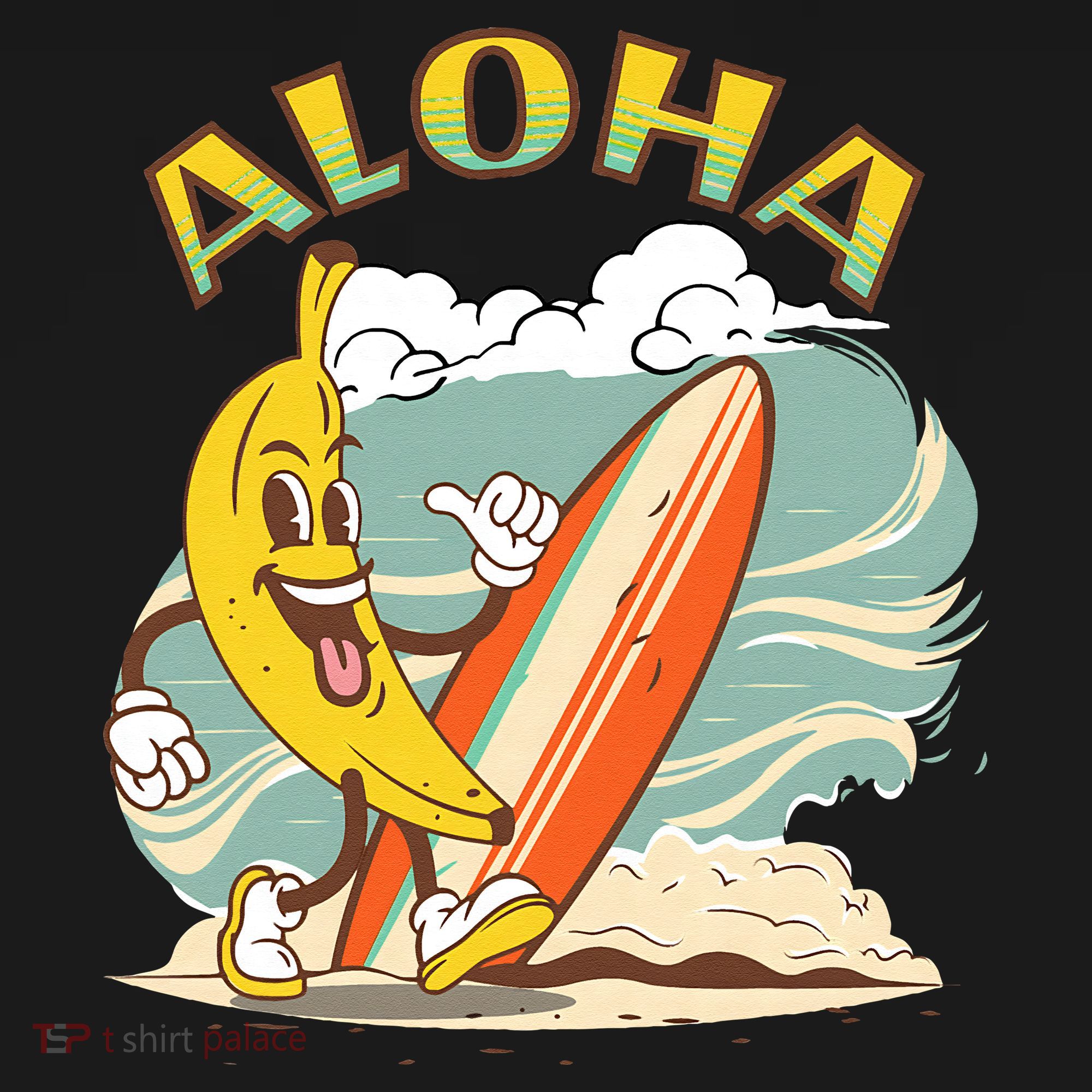 Aloha Hawaii Hawaiian Island Tees Surf Women's Hoodie
