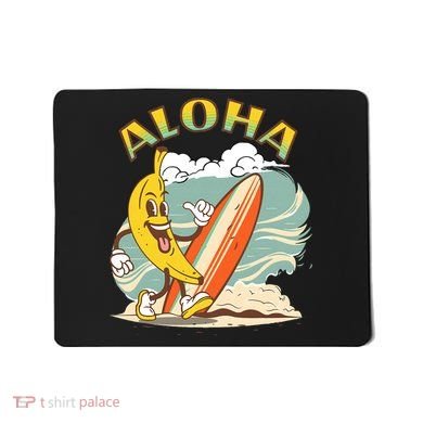 Aloha Hawaii Hawaiian Island Tees Surf Mousepad