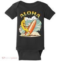 Aloha Hawaii Hawaiian Island Tees Surf Baby Bodysuit thumb 0
