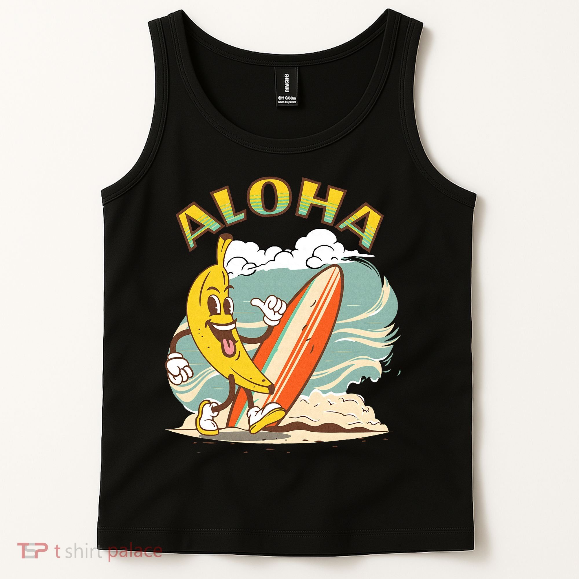 Aloha Hawaii Hawaiian Island Tees Surf Tank Top