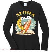 Aloha Hawaii Hawaiian Island Tees Surf Women's Long Sleeve Shirt thumb 0