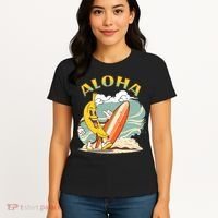 Aloha Hawaii Hawaiian Island Tees Surf Women's T-Shirt thumb 4