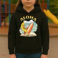 Aloha Hawaii Hawaiian Island Tees Surf Kids Hoodie thumb 3