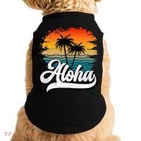 Aloha Hawaii Hawaii Lover Retro Aloha Doggie Tank thumb 0