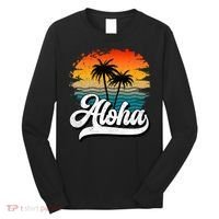 Aloha Hawaii Hawaii Lover Retro Aloha Long Sleeve Shirt thumb 0