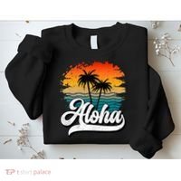 Aloha Hawaii Hawaii Lover Retro Aloha Sweatshirt thumb 2