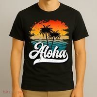 Aloha Hawaii Hawaii Lover Retro Aloha T-Shirt thumb 3