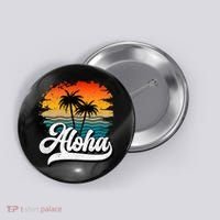 Aloha Hawaii Hawaii Lover Retro Aloha Button thumb 0