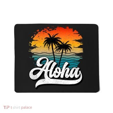 Aloha Hawaii Hawaii Lover Retro Aloha Mousepad