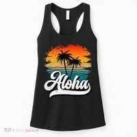 Aloha Hawaii Hawaii Lover Retro Aloha Women's Tank Top thumb 0