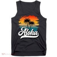 Aloha Hawaii Hawaii Lover Retro Aloha Tank Top thumb 0