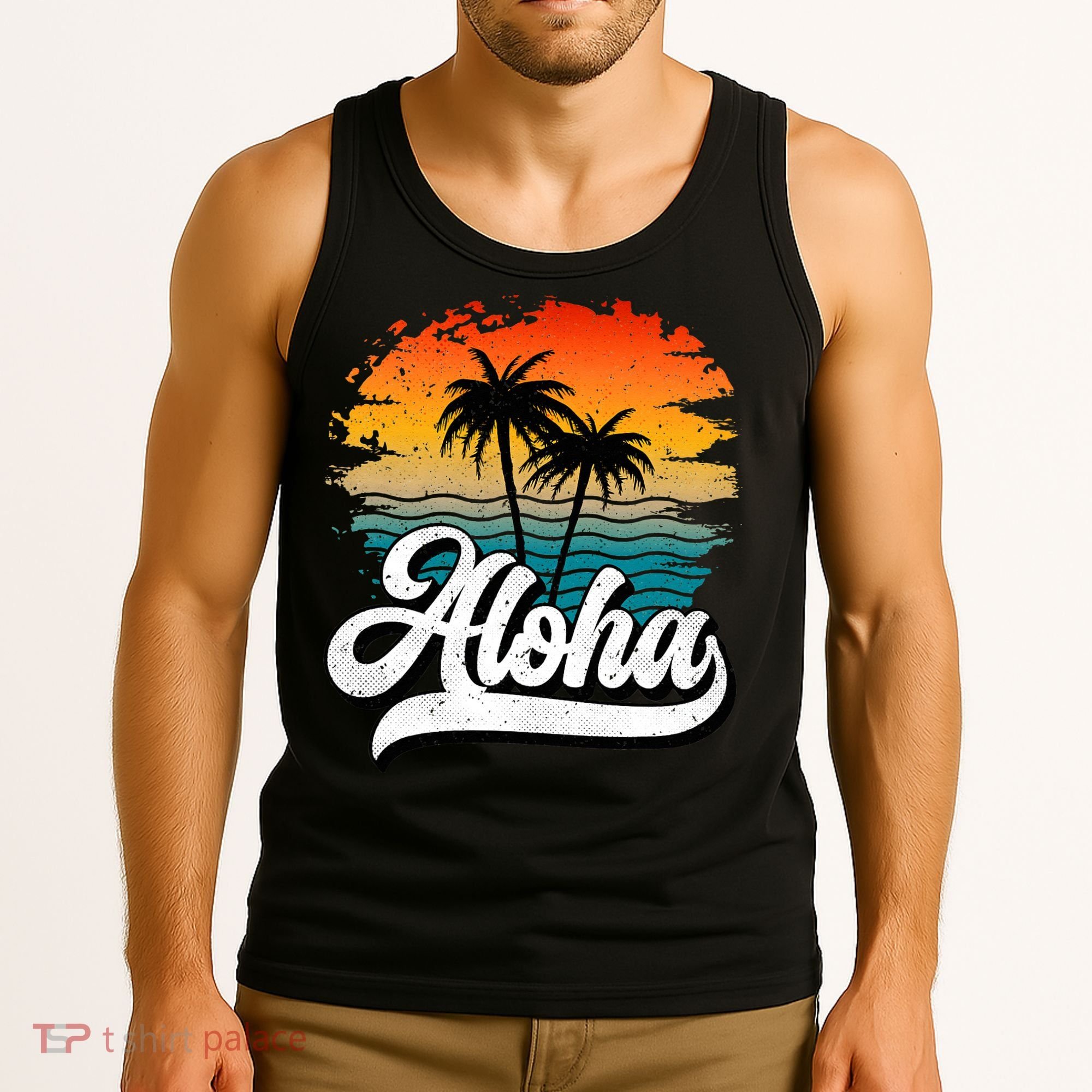 Aloha Hawaii Hawaii Lover Retro Aloha Tank Top