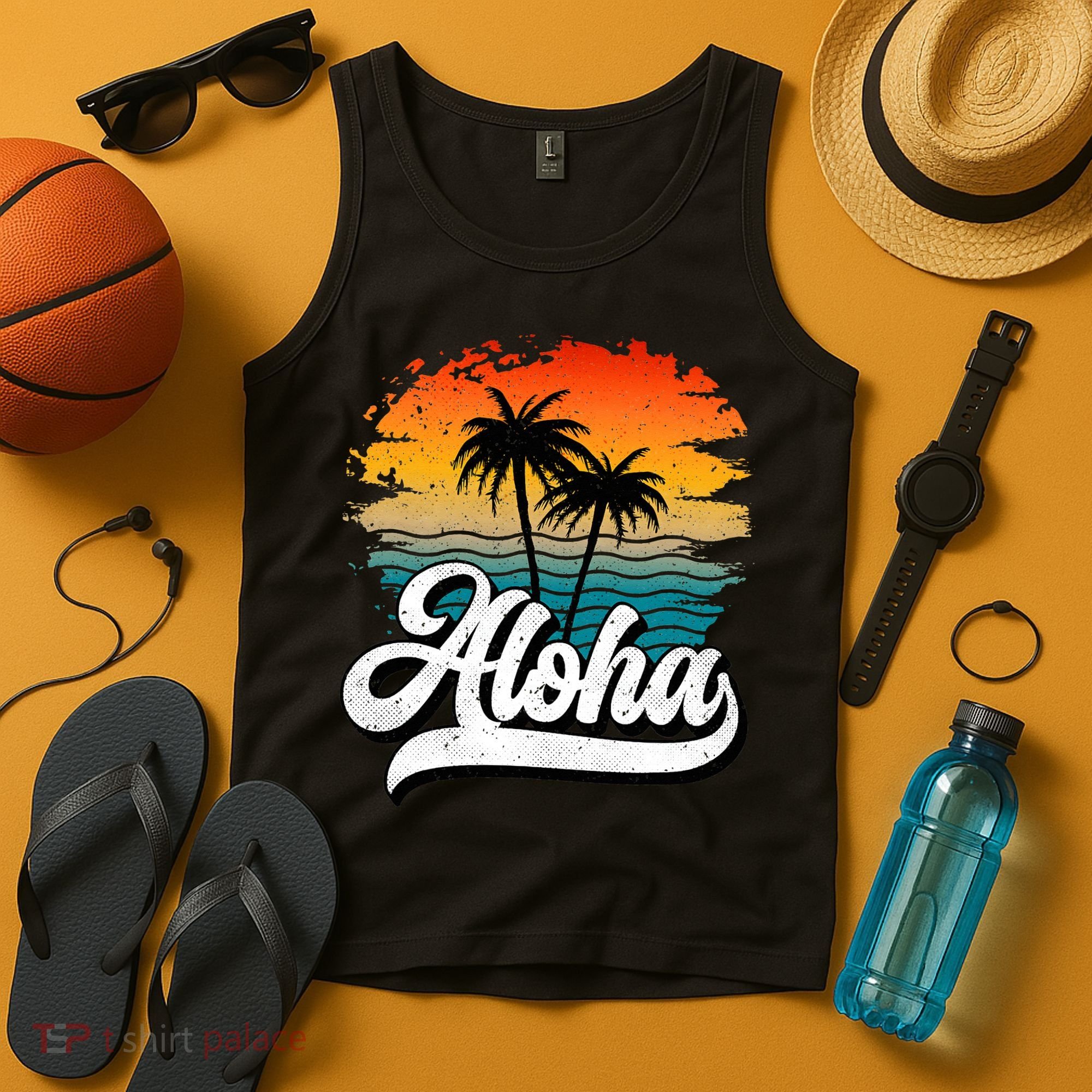Aloha Hawaii Hawaii Lover Retro Aloha Tank Top