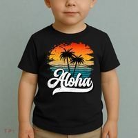 Aloha Hawaii Hawaii Lover Retro Aloha Toddler T-Shirt thumb 2