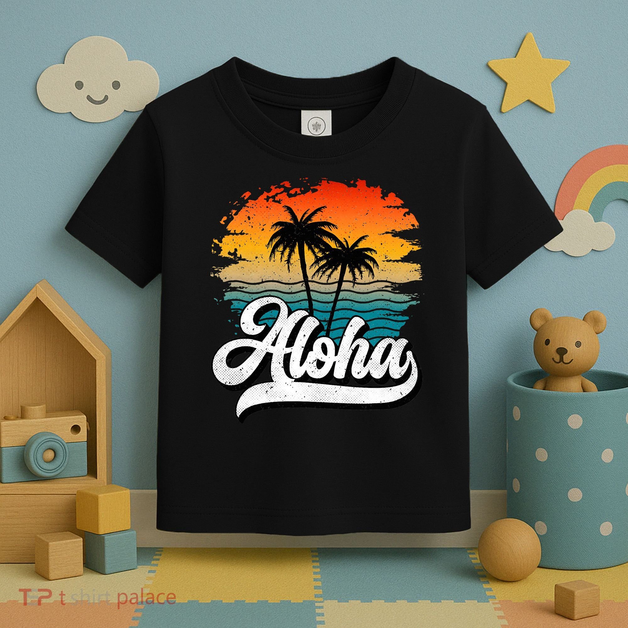 Aloha Hawaii Hawaii Lover Retro Aloha Toddler T-Shirt