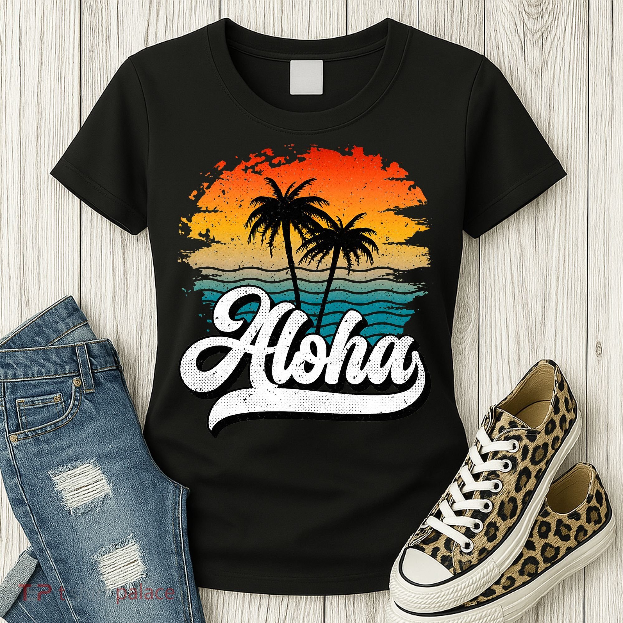 Aloha Hawaii Hawaii Lover Retro Aloha Women's T-Shirt