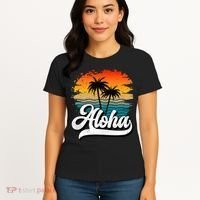 Aloha Hawaii Hawaii Lover Retro Aloha Women's T-Shirt thumb 4
