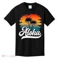 Aloha Hawaii Hawaii Lover Retro Aloha Kids T-Shirt thumb 0