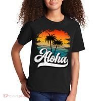 Aloha Hawaii Hawaii Lover Retro Aloha Kids T-Shirt thumb 2