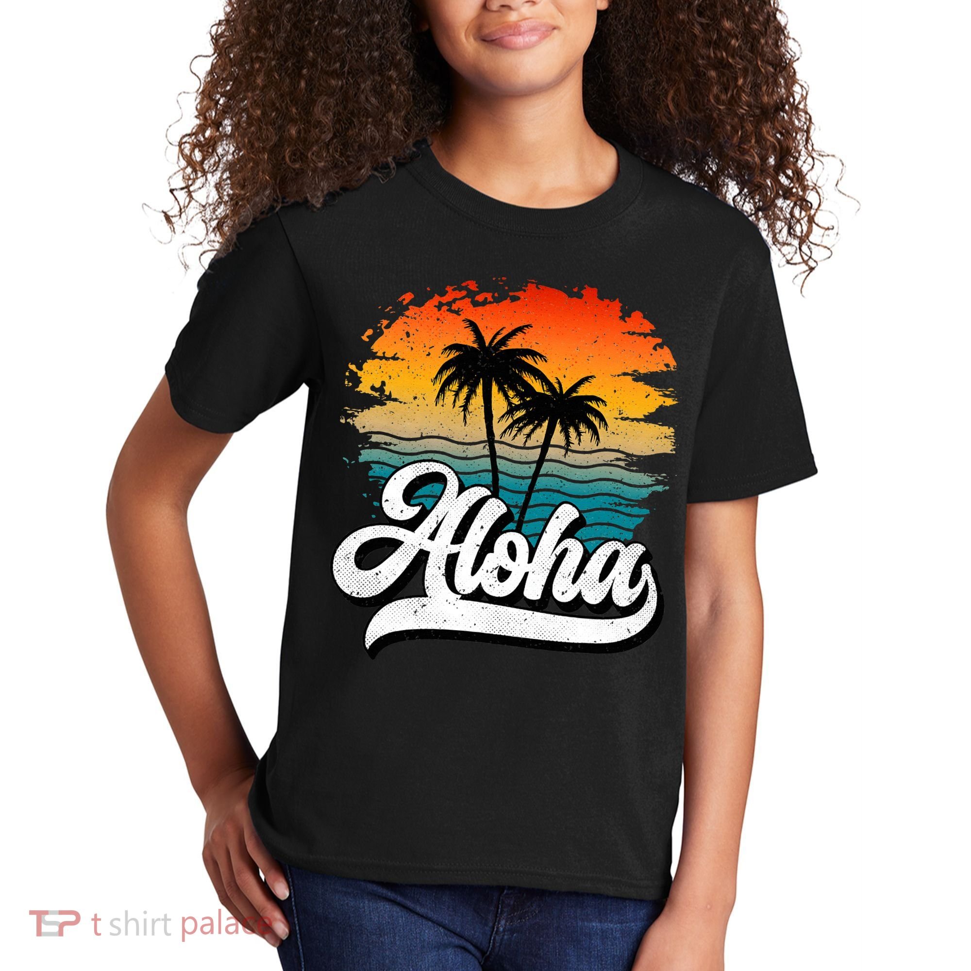Aloha Hawaii Hawaii Lover Retro Aloha Kids T-Shirt