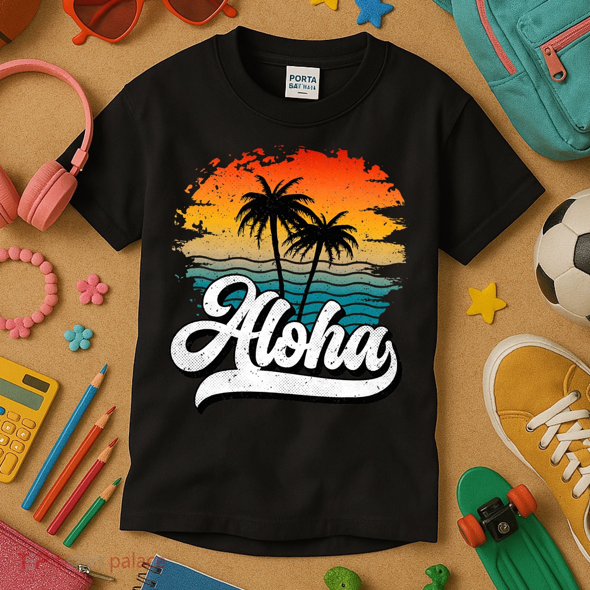 Aloha Hawaii Hawaii Lover Retro Aloha Kids T-Shirt
