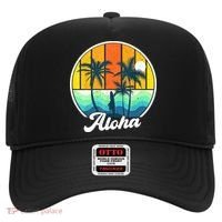 Aloha Hawaii Hawaiian Shirts For Boys Girls Palm Tree Surf Hat thumb 0