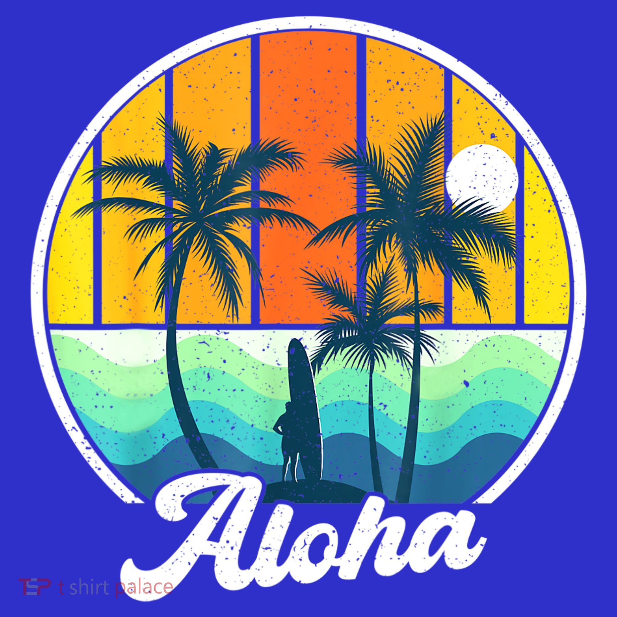 Aloha Hawaii Hawaiian Shirts For Boys Girls Palm Tree Surf Tank Top