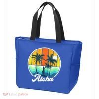 Aloha Hawaii Hawaiian Shirts For Boys Girls Palm Tree Surf Tote Bag thumb 3
