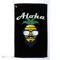 Aloha Hawaii Hawaiian Island Great Gift Beard This Is My Hawaiian Gift Golf Towel thumb 0