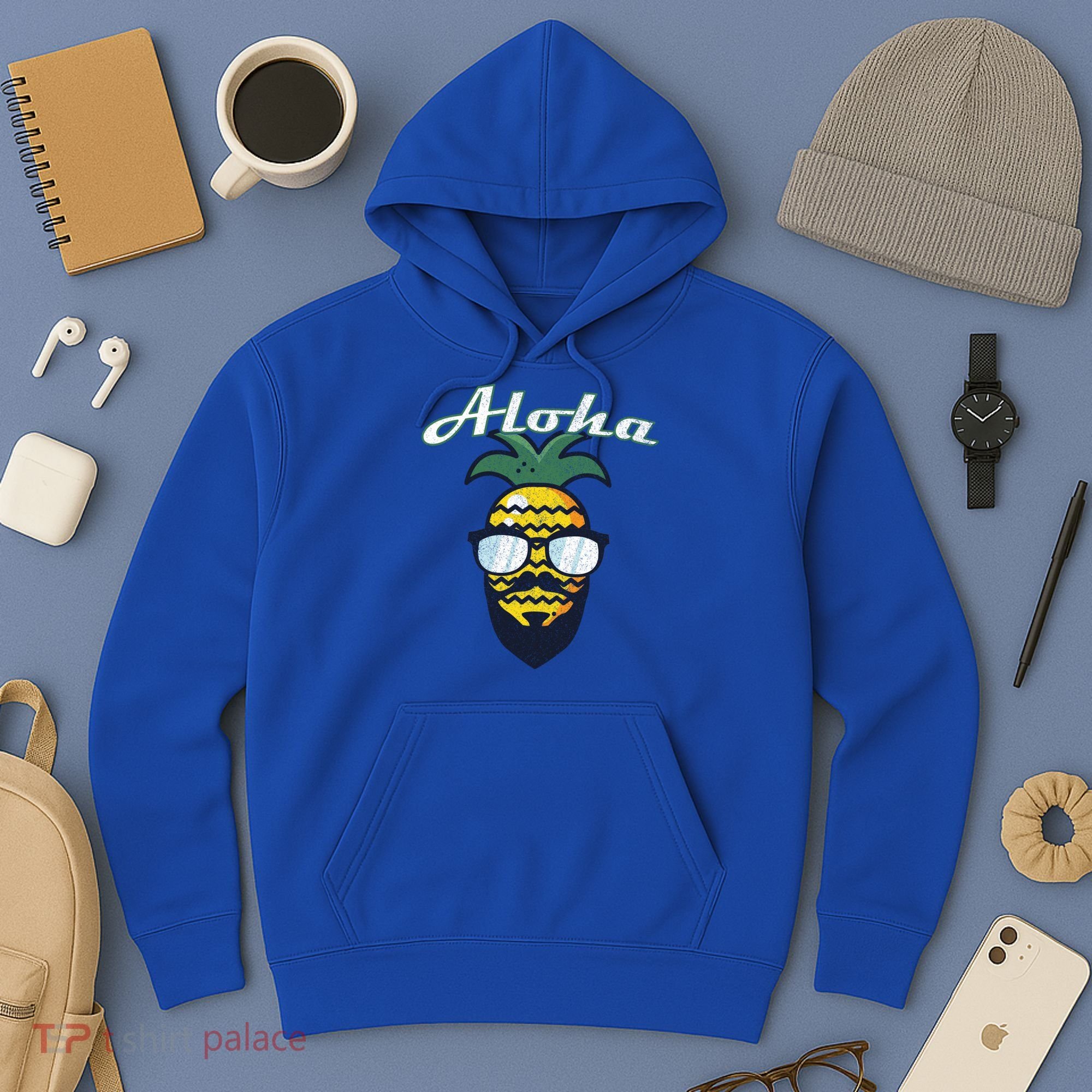 Aloha Hawaii Hawaiian Island Great Gift Beard This Is My Hawaiian Gift Hoodie