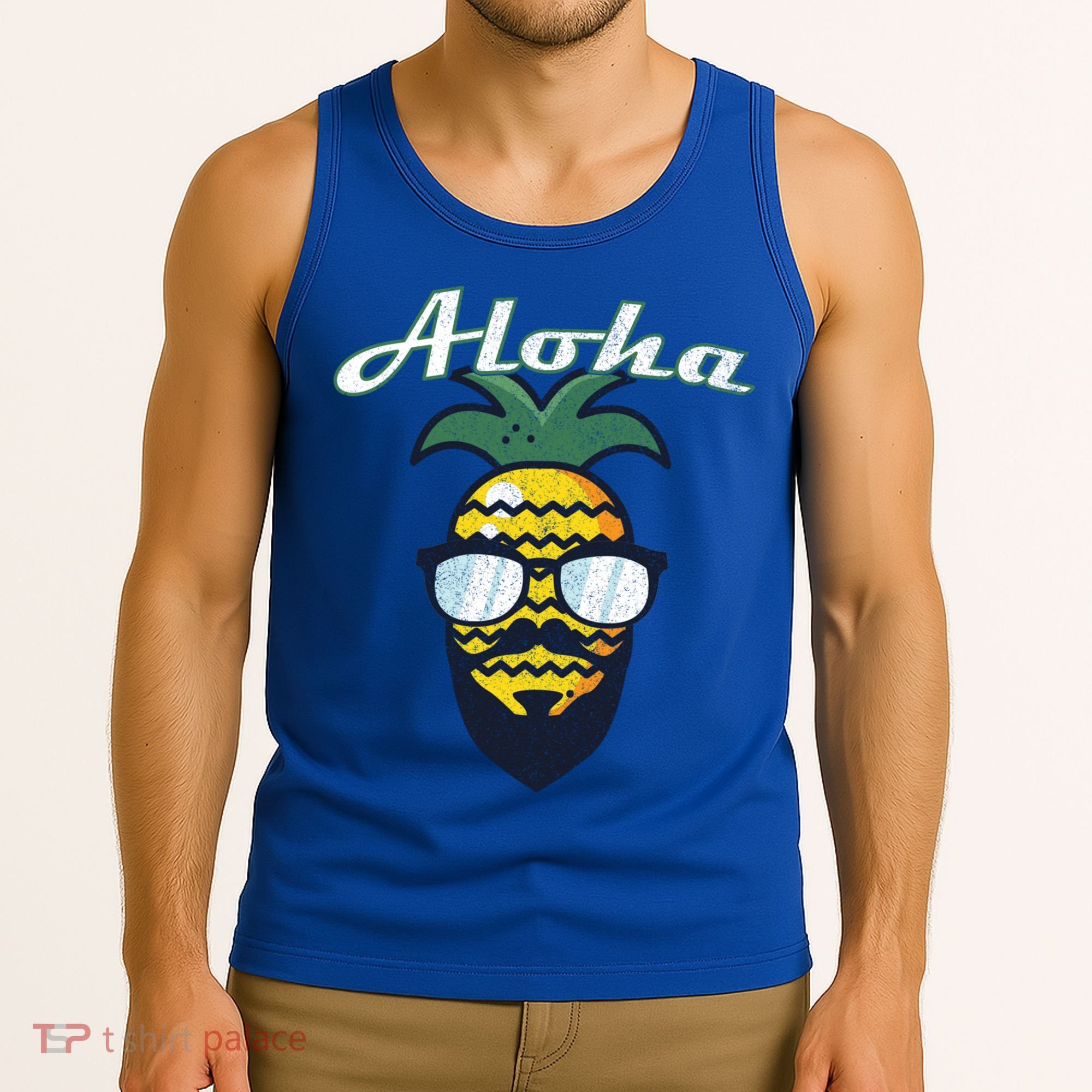 Aloha Hawaii Hawaiian Island Great Gift Beard This Is My Hawaiian Gift Tank Top