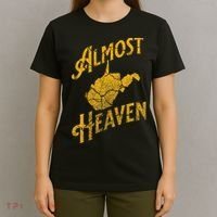 Almost Heaven Home West Virginia Map 304 Wv Vintage T-Shirt thumb 4