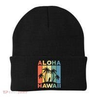 Aloha Hawaii Hawaiian Island Palm Beach Surfboard Surf Beanie thumb 0