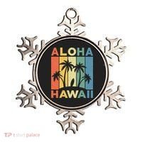 Aloha Hawaii Hawaiian Island Palm Beach Surfboard Surf Ornament thumb 0
