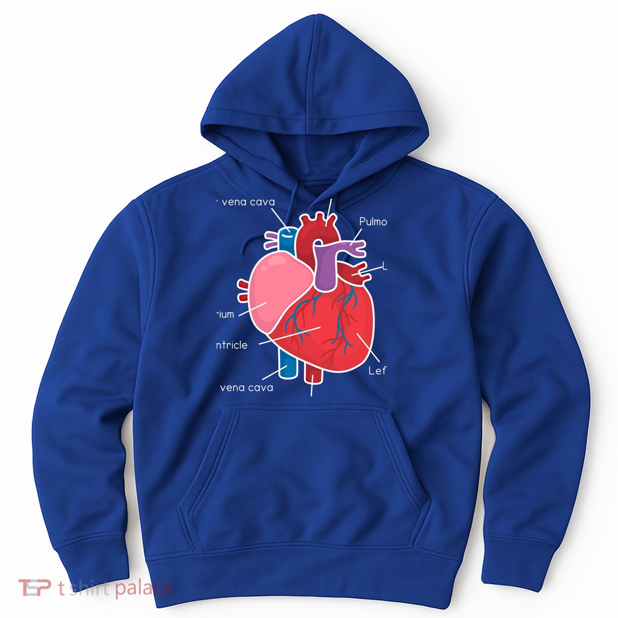 Anatomical Humain Heart Anatomy Science Physiology Medical Great Gift Hoodie