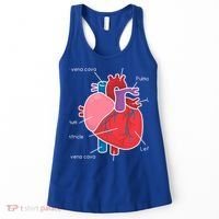 Anatomical Humain Heart Anatomy Science Physiology Medical Great Gift Women's Tank Top thumb 0