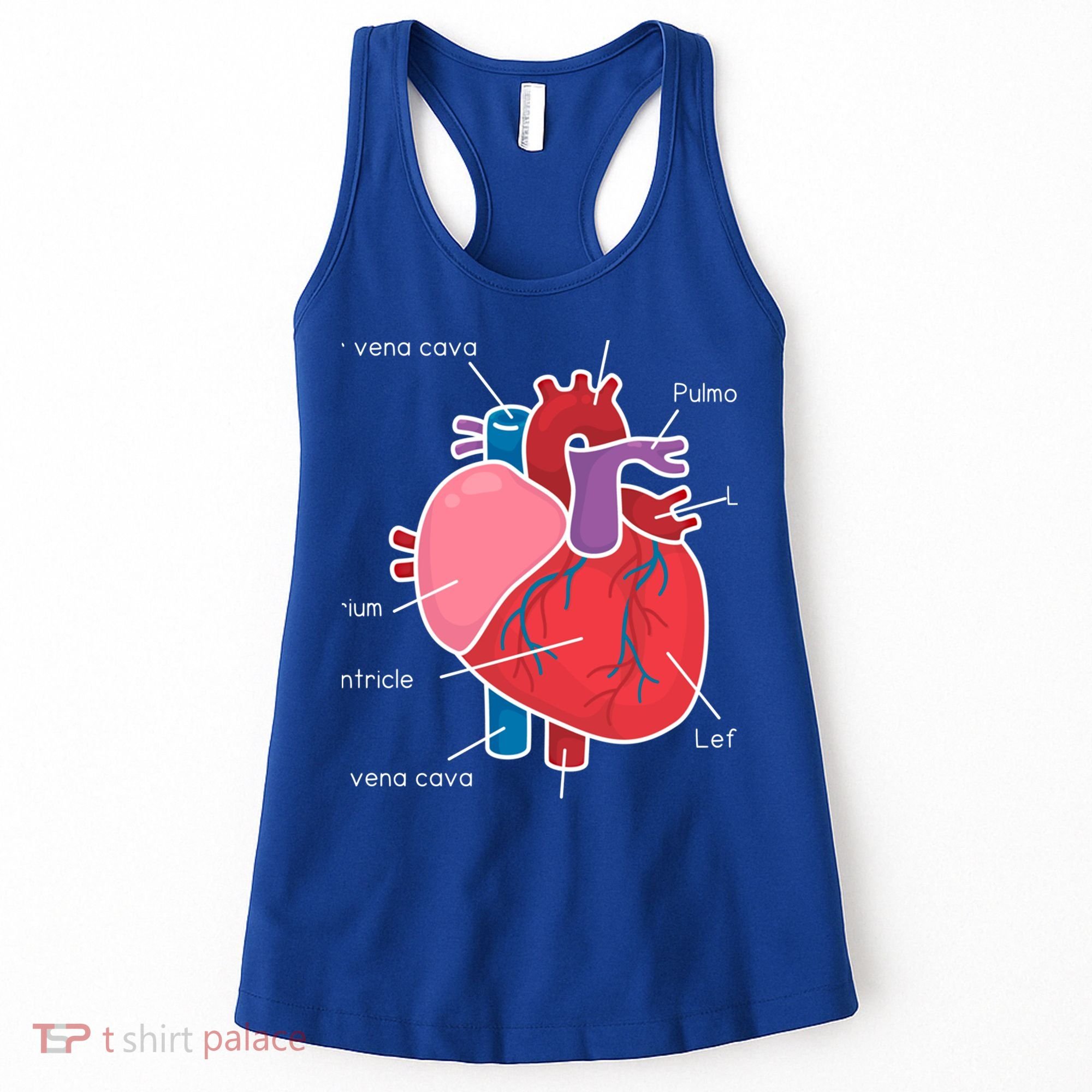 Anatomical Humain Heart Anatomy Science Physiology Medical Great Gift Women's Tank Top