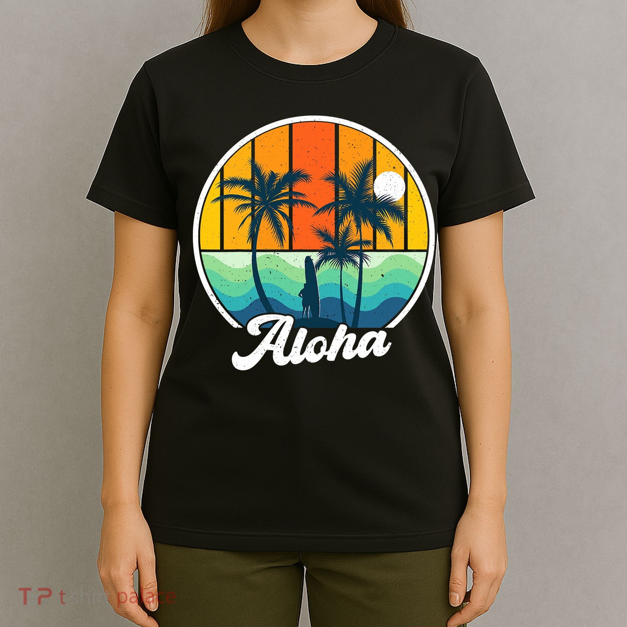 Aloha Hawaii Hawaiian Island Funny Summer T-Shirt