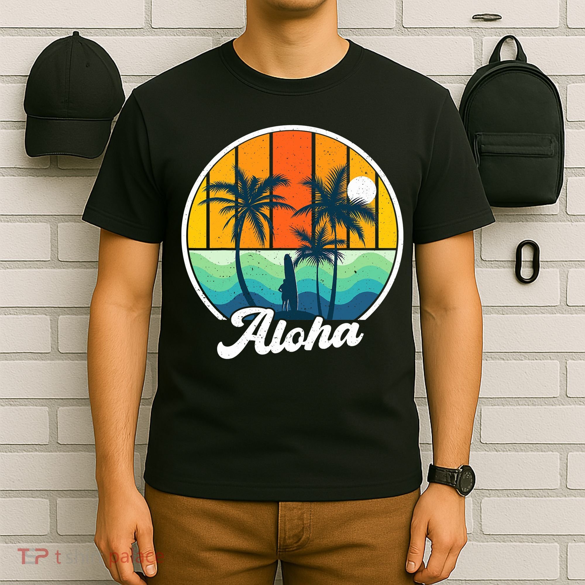 Aloha Hawaii Hawaiian Island Funny Summer T-Shirt