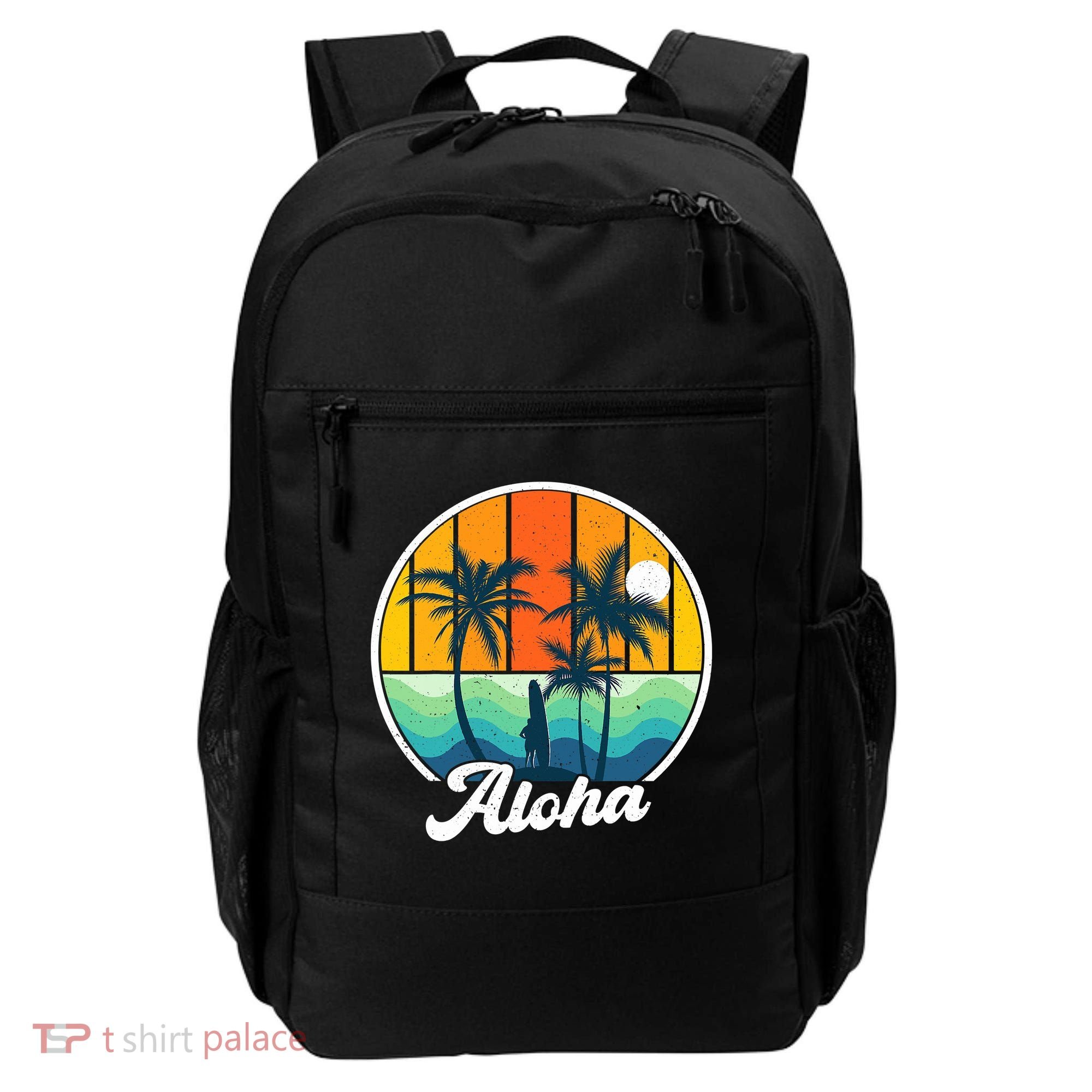 Aloha Hawaii Hawaiian Island Funny Summer Backpack