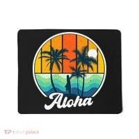 Aloha Hawaii Hawaiian Island Funny Summer Mousepad thumb 0