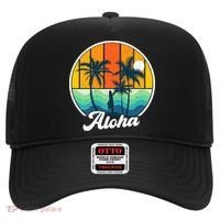 Aloha Hawaii Hawaiian Island Funny Summer Hat thumb 0