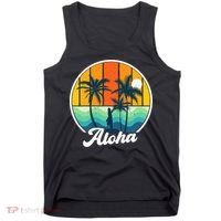 Aloha Hawaii Hawaiian Island Funny Summer Tank Top thumb 0
